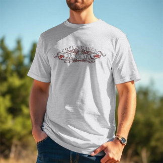 Kopenhagen roept Mannen Tri-Blend Shirt
