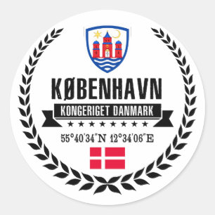 Kopenhagen Ronde Sticker