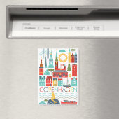 Kopenhagen Scandi koelkastmagneet Magneet (Insitu (Vaatwasser))