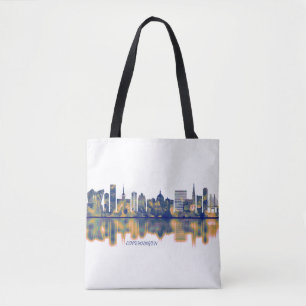 Kopenhagen Skyline Draagtas