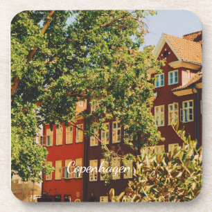 Kopenhagen stadsgezicht - Denemarken Bier Onderzetter