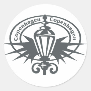 Kopenhagenstempel Ronde Sticker