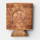 Koper Abraham Lincoln penny 1919, tarwecent Blikjeskoeler (Voorkant)