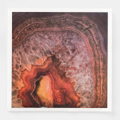 koper Bronze Agate Mineral Gemstone Servetten (Voorkant)