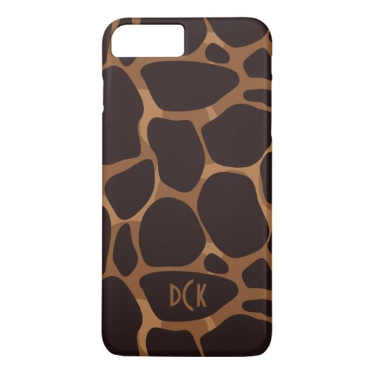 Koper Bruin Luipaard Print Case-Mate iPhone Case (Achterkant)