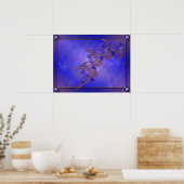 Koper Butterflies Print (Keuken)