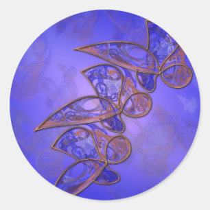 Koper Butterflies Stickers