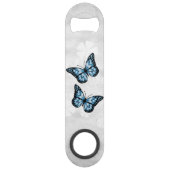 Koper Butterfly Floral Specialized Bar Key Speed Flessenopener (Achterkant)
