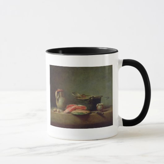 Koper Cauldron met Pitcher Mok (Rechts)