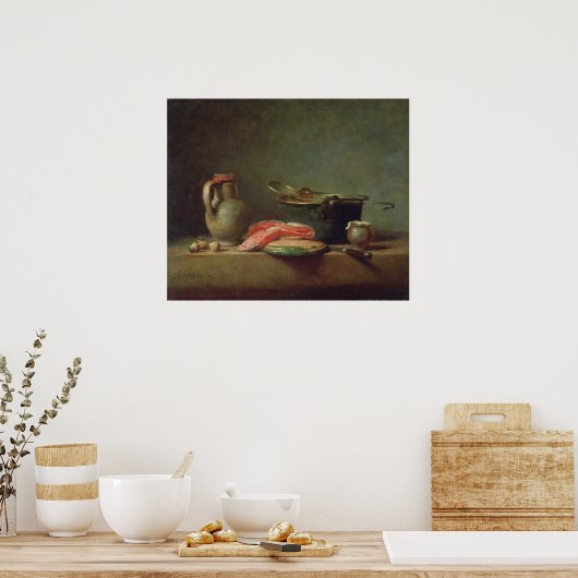 Koper Cauldron met Pitcher Poster (Keuken)