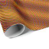 Koper-effect Moiré Stripes - Abstract Trippy Cadeaupapier (Rol Hoek)