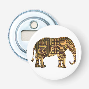 Koper Elephant Circuit Button Flesopener