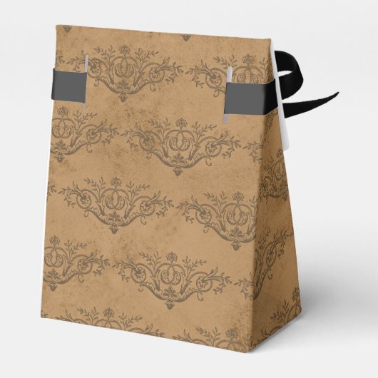 Koper en Goud Sierlijk Bedankdoosjes (Achterkant)