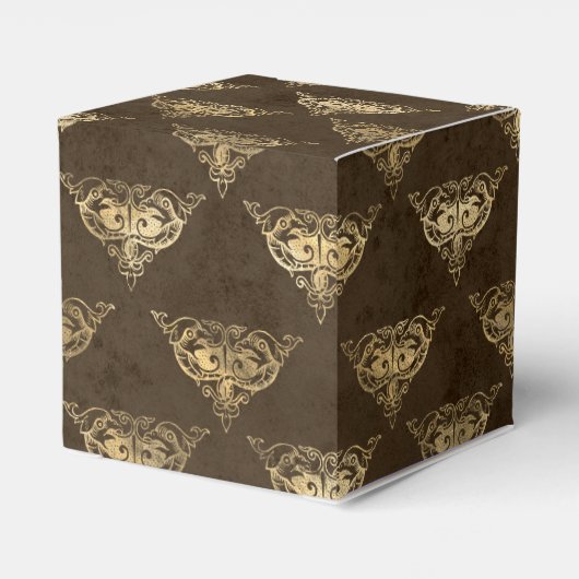 Koper en Gouden Draak Bedankdoosjes (Achterkant)