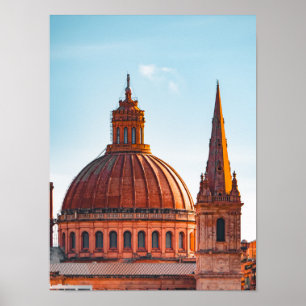 Koper en Lucht: Valletta's Kroon Poster