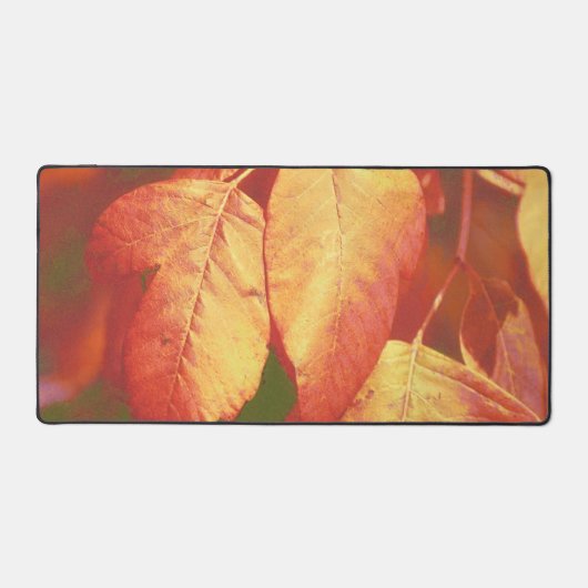 Koper en Rode Herfst Herfstbladeren Art Desk Pad M (Voorkant)