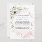 Koper Eucalyptus Geometric Reduced Guest List Aankondiging (Voorkant)