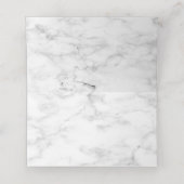 Koper Geometric Marble White Floral Wedding (Binnenkant ongevouwen)