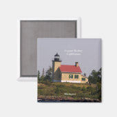 Koper Harbour Lighthouse magnet Magneet (Voorkant / Achterkant)