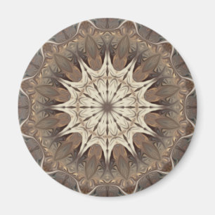 Koper Medallion Kaleidoscoop Magneet