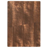 Koper metallic goud exclusieve luxe monogrammed klembord (Achterkant)