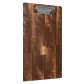 Koper metallic goud exclusieve luxe monogrammed klembord (Rechts)