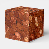 Koper Munten Nieuw Geld Persoonlijke gunstbox Bedankdoosjes (Achterkant)