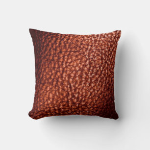 Koper Penny Faux Leather Design Kussen