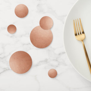 Koper Roestig Roos Gouden Faux Folie Grote Tafel Confetti