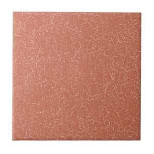 Koper Rood Roze Bruin Craquelé Glazuur Effen Kleur Tegeltje