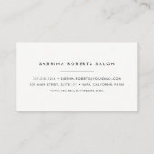 Koper Roos Gold Bokeh | Loyaliteit Klantenkaartje (Achterkant)