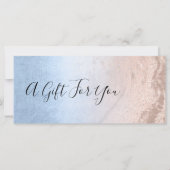 Koper roos goudglitter en blauw make-upartiest (Voorkant)