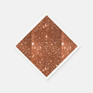 Koper Sparkle Papier servetten