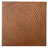 Koper Spiral Tegeltje (Voorkant)