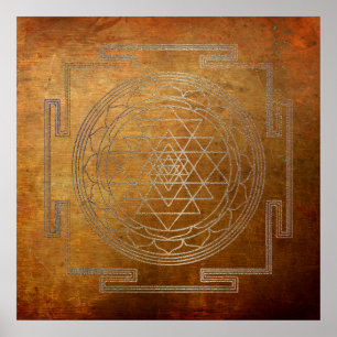 Koper Sri Yantra - Poster