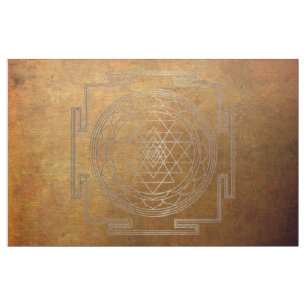 Koper Sri Yantra - Stof