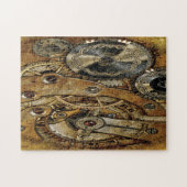 Koper Steampunk Antiek Legpuzzel (Horizontaal)