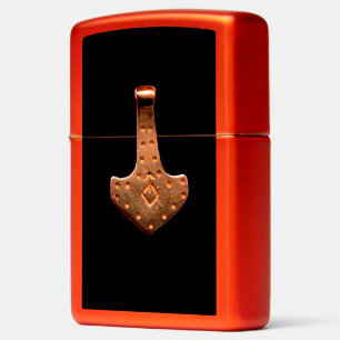 Koper Thor Hammer rood metallic Zippo aansteker