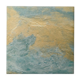 Koper Turquoise Faux Finish Tegeltje