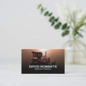 Koper van bouwBulldozer-Plant Visitekaartje (Staand voorkant)