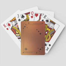 koperachtig pokerkaarten