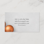 Koperballons Bunch Modern Visitekaartje (Achterkant)