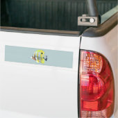 Koperbandvlinder Bumpersticker (Op Truck)