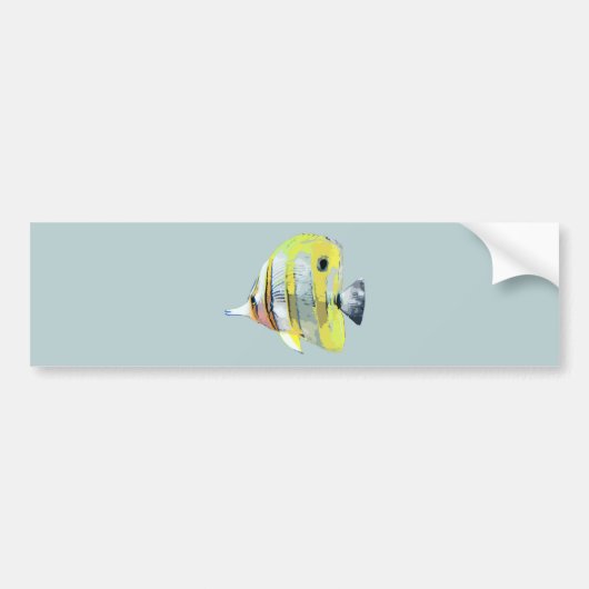 Koperbandvlinder Bumpersticker (Voorkant)