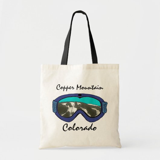 Koperberg Colorado blue sneeuwtas Tote Bag (Voorkant)