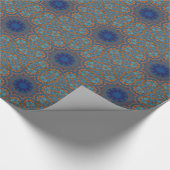 Koperblauw Cadeaupapier (Hoek)