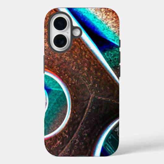 Koperblauw Case-Mate iPhone Case (Achterkant)