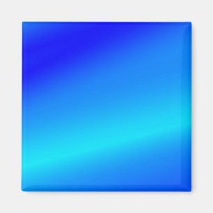 Koperblauwe ombre waterverf abstracte pastel magneet