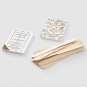 Koperblazer / Mocha Mousse Menu Handwaaier (Niet-gemonteerd)