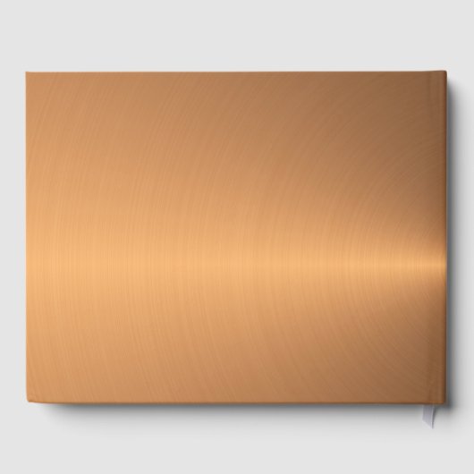 Koperbruiloft, Jubileum Event Guest Book Gastenboek (Achterkant)